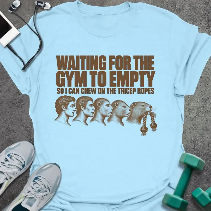 T-Shirt Light Blue / S Tricep Ropes T-Shirt