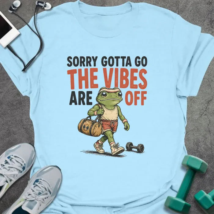 T-Shirt Light Blue / S Vibes Off T-Shirt