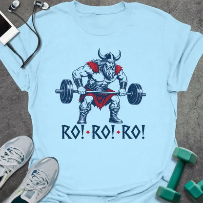 T-Shirt Light Blue / S Viking Barbell