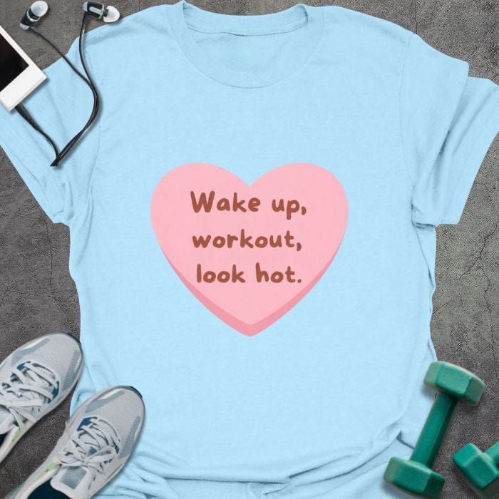 T-Shirt Light Blue / S Wake Up T-Shirt