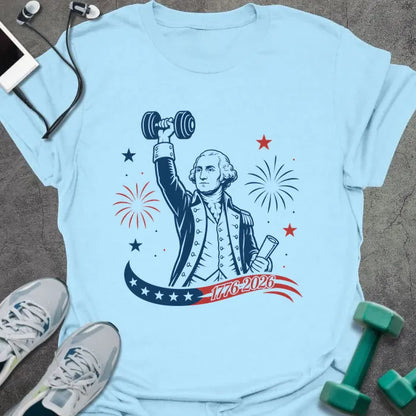 T-Shirt Light Blue / S Washington Celebrates T-Shirt