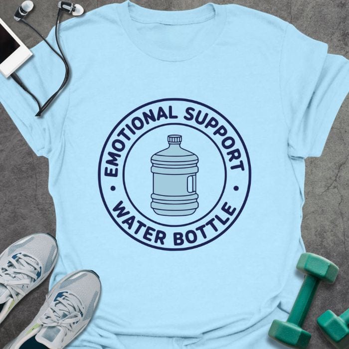 T-Shirt Light Blue / S Water Bottle T-Shirt