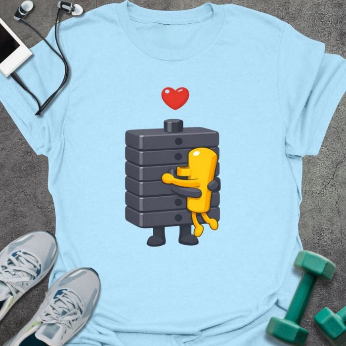 T-Shirt Light Blue / S Weight Stack T-Shirt