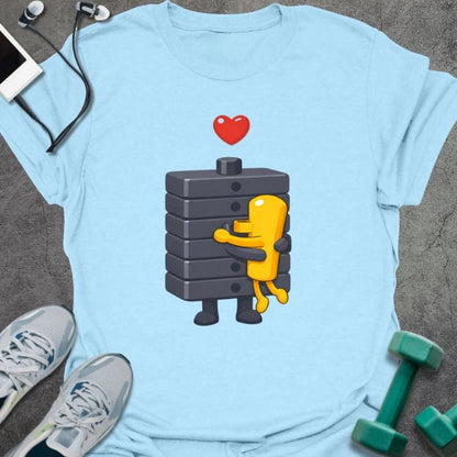 T-Shirt Light Blue / S Weight Stack T-Shirt