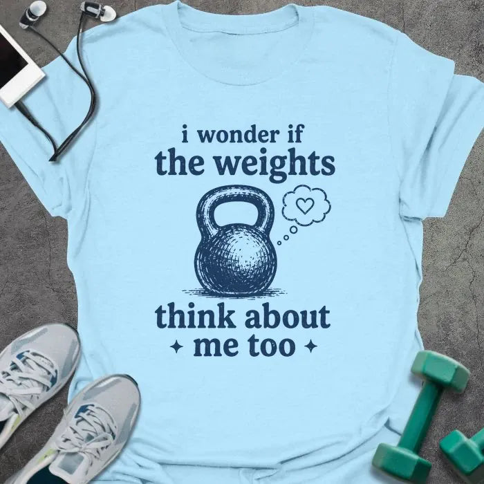 T-Shirt Light Blue / S Weights Wonder T-Shirt