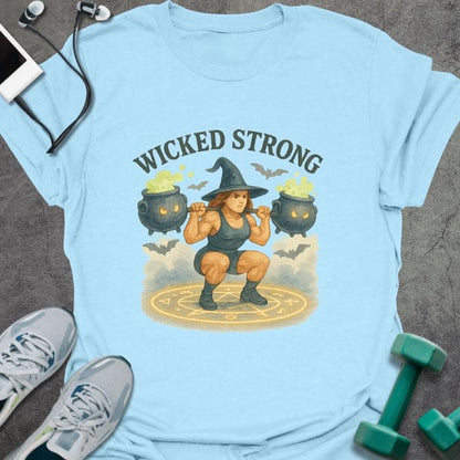 T-Shirt Light Blue / S Wicked Strong T-Shirt