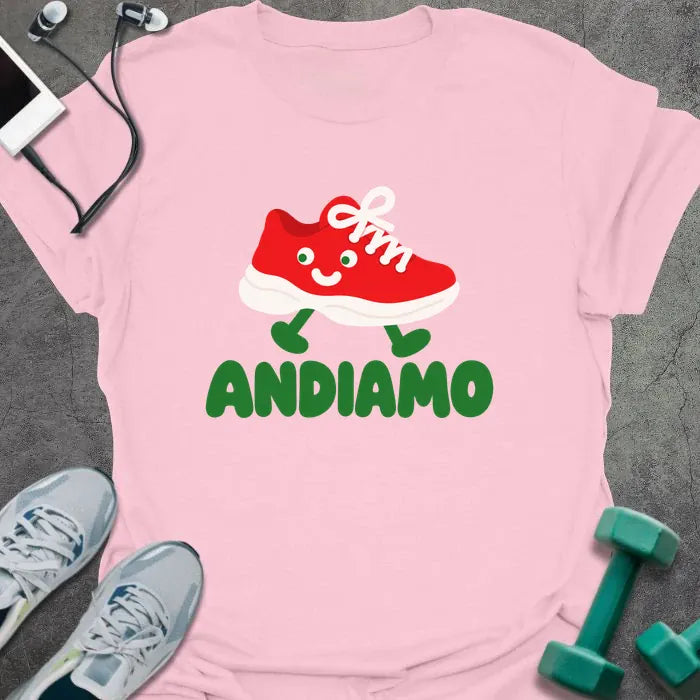 T-Shirt Light Pink / M Andiamo Sneaker T-Shirt
