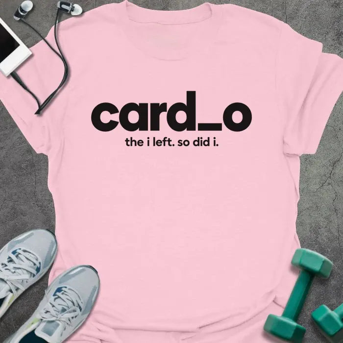 T-Shirt Light Pink / M Card O T-Shirt