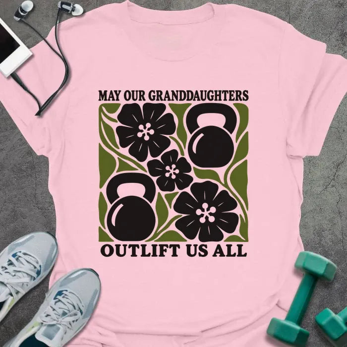 T-Shirt Light Pink / M Granddaughters Outlift T-Shirt