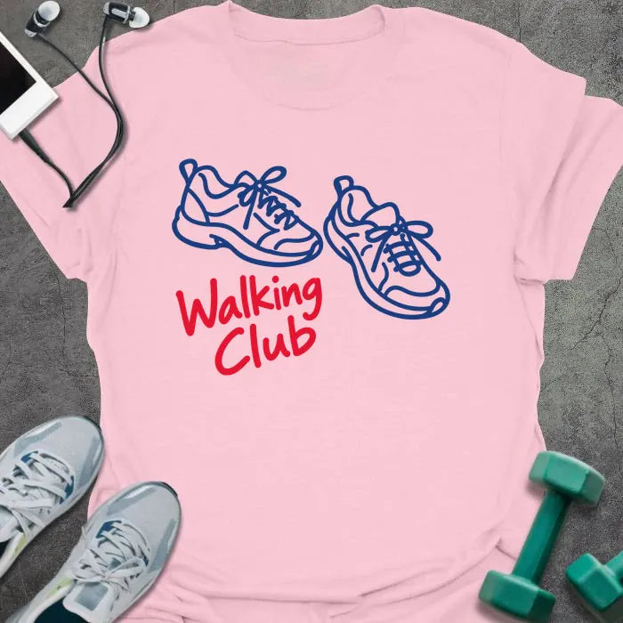 T-Shirt Light Pink / M Walking Club T-Shirt