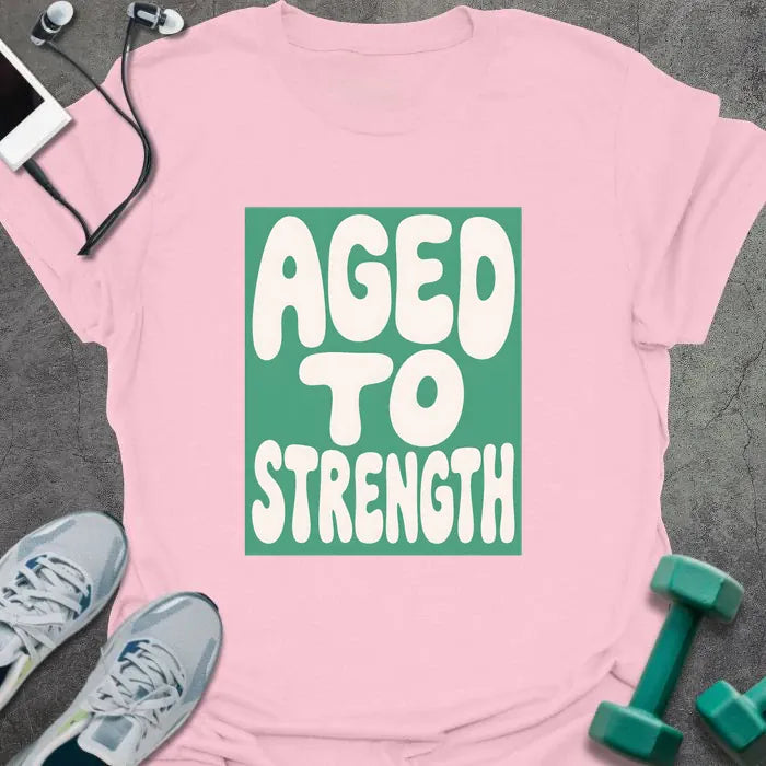 T-Shirt Light Pink / S Aged Strength T-Shirt