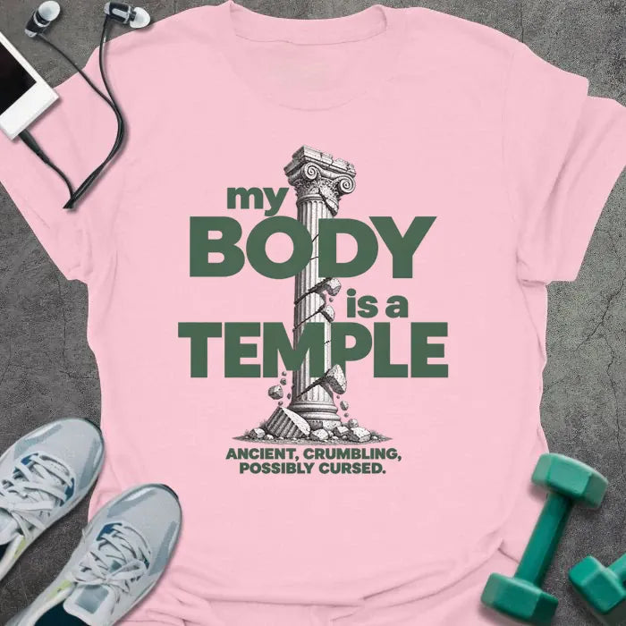 T-Shirt Light Pink / S Ancient Temple T-Shirt