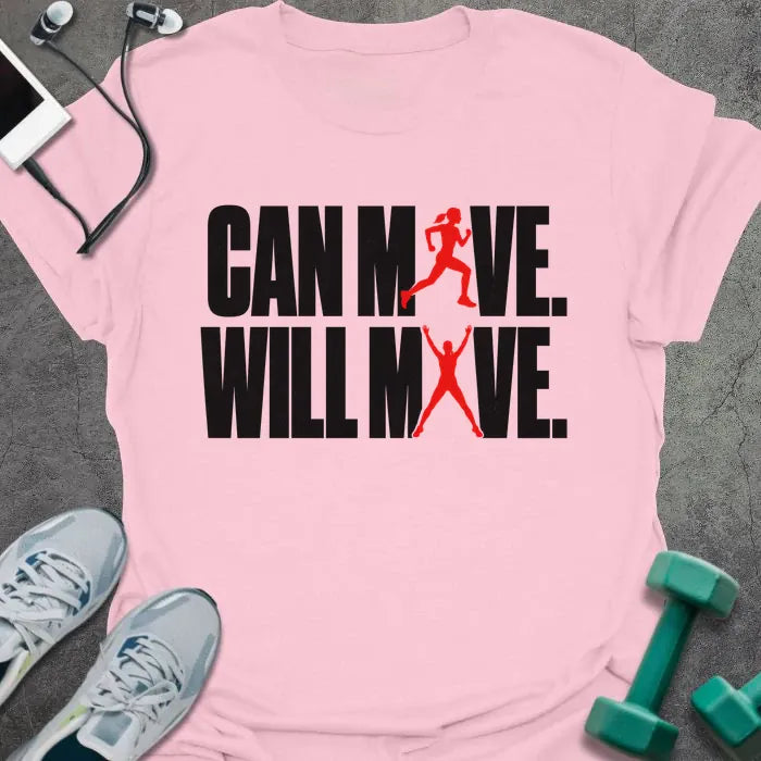 T-Shirt Light Pink / S Can Move T-Shirt
