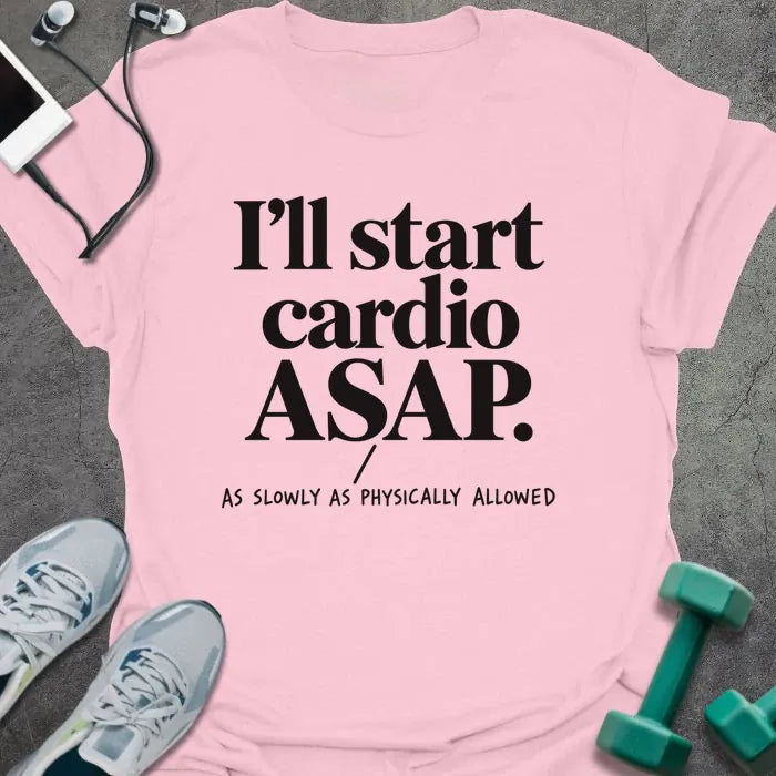 T-Shirt Light Pink / S Cardio ASAP T-Shirt