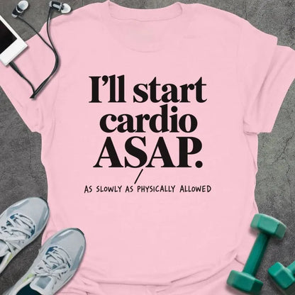 T-Shirt Light Pink / S Cardio ASAP T-Shirt