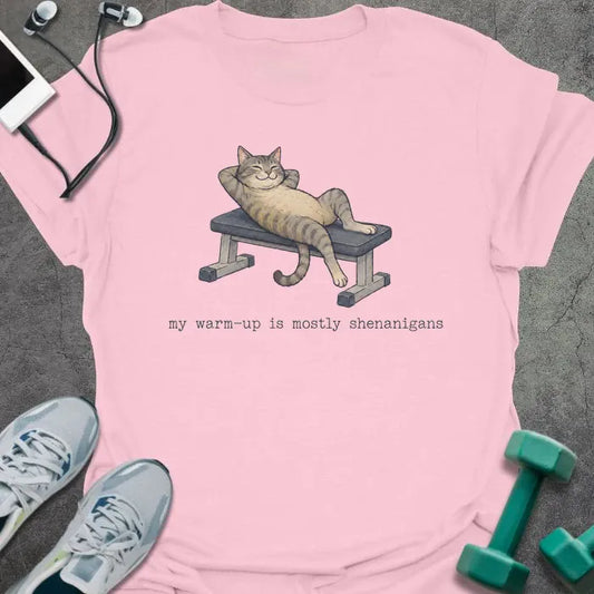 T-Shirt Light Pink / S Cat Shenanigans T-Shirt