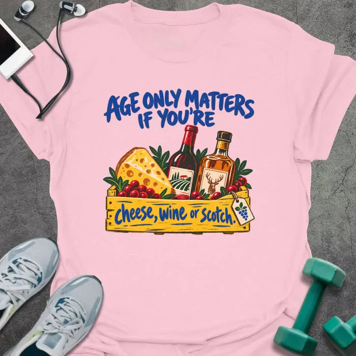 T-Shirt Light Pink / S Cheese Scotch T-Shirt