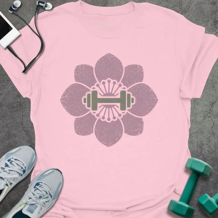 T-Shirt Light Pink / S Cherry Dumbbell T-Shirt