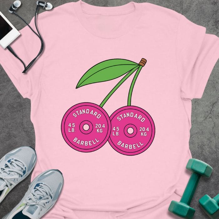 T-Shirt Light Pink / S Cherry Weight T-Shirt