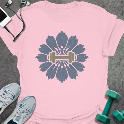 T-Shirt Light Pink / S Cornflower Dumbbell T-Shirt