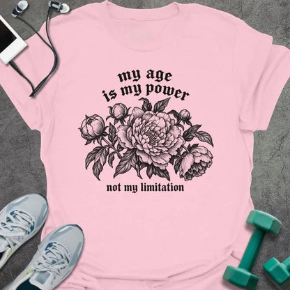 T-Shirt Light Pink / S Dark Peonies T-Shirt