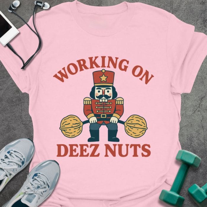 T-Shirt Light Pink / S Deez Nuts T-Shirt