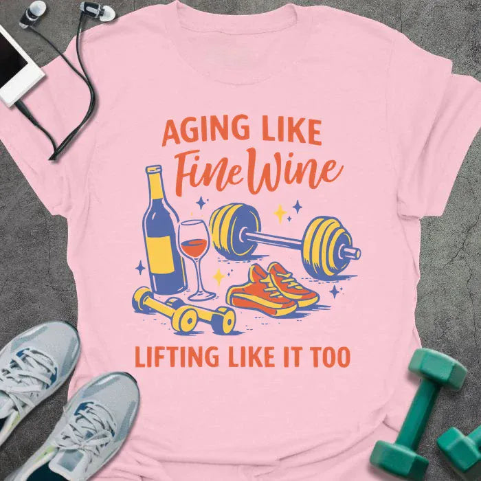 T-Shirt Light Pink / S FIne Wine