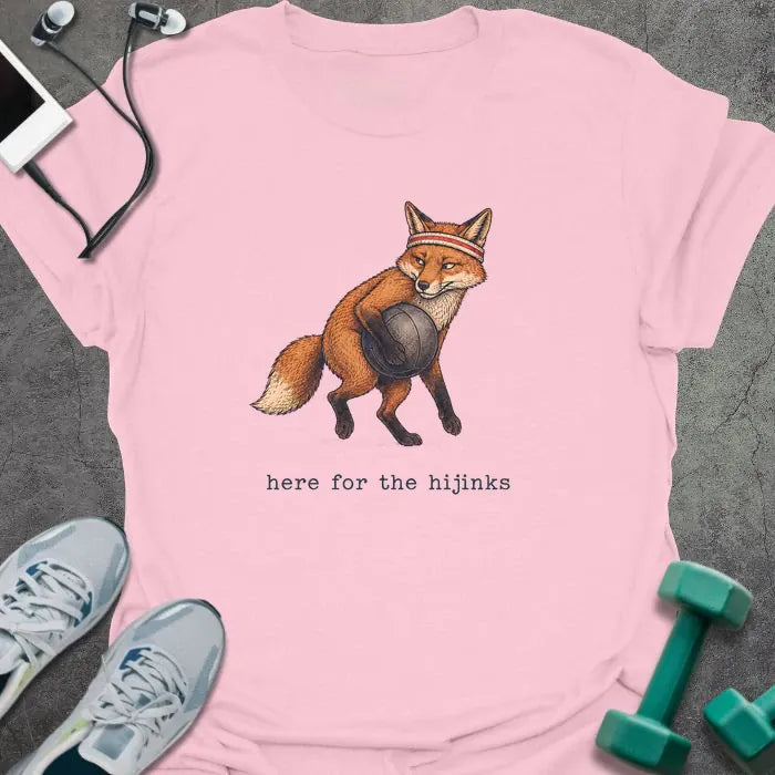 T-Shirt Light Pink / S Fox Hijinks T-Shirt