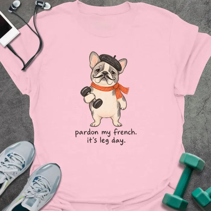 T-Shirt Light Pink / S French Bulldog T-Shirt