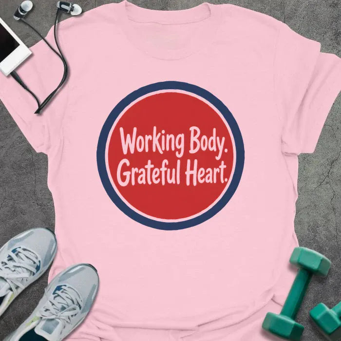 T-Shirt Light Pink / S Grateful Heart T-Shirt