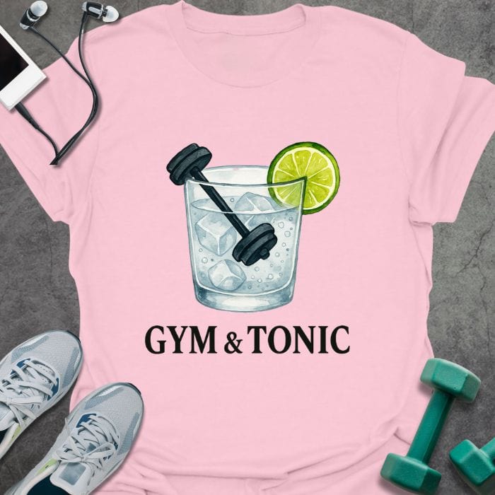 T-Shirt Light Pink / S Gym And Tonic T-Shirt