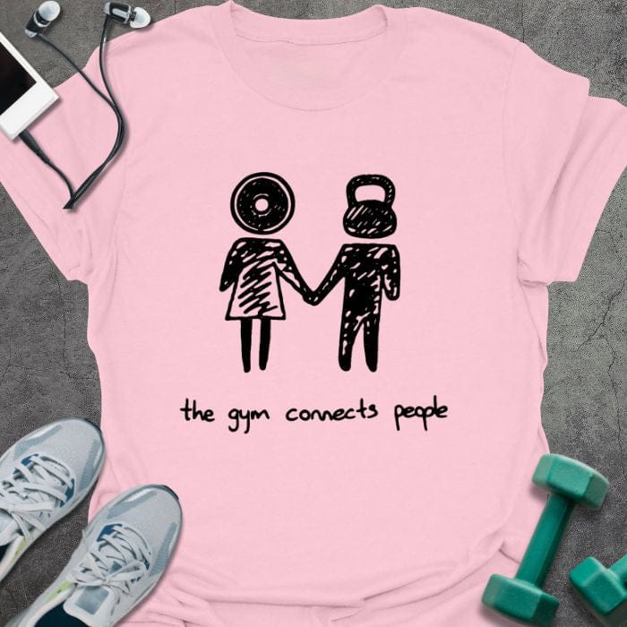 T-Shirt Light Pink / S Gym Connection T-Shirt
