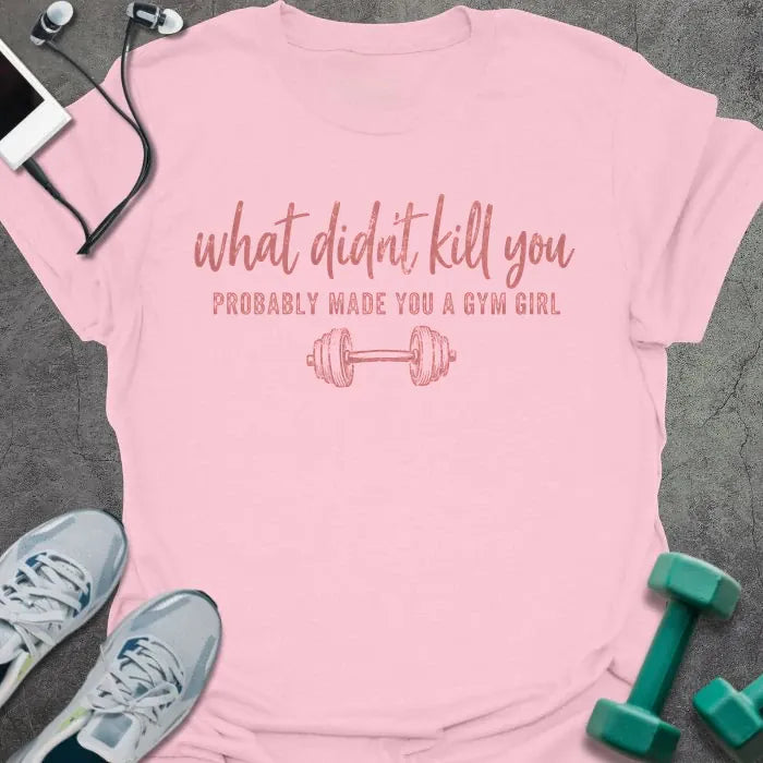 T-Shirt Light Pink / S Gym Girl T-Shirt