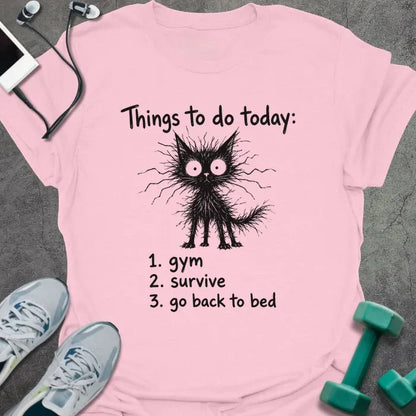 T-Shirt Light Pink / S Gym Survive T-Shirt