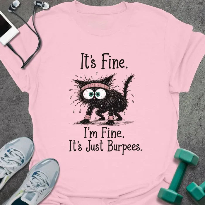 T-Shirt Light Pink / S Just Burpees T-Shirt