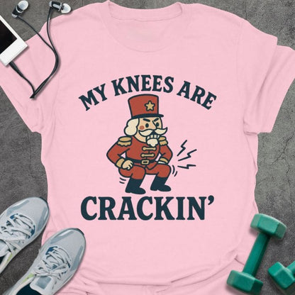 T-Shirt Light Pink / S Knees Crackin T-Shirt