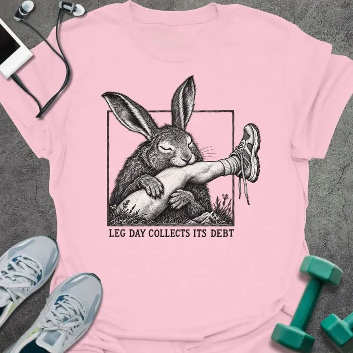 T-Shirt Light Pink / S Leg Debt T-Shirt