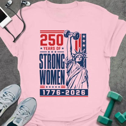 T-Shirt Light Pink / S Liberty Poster T-Shirt