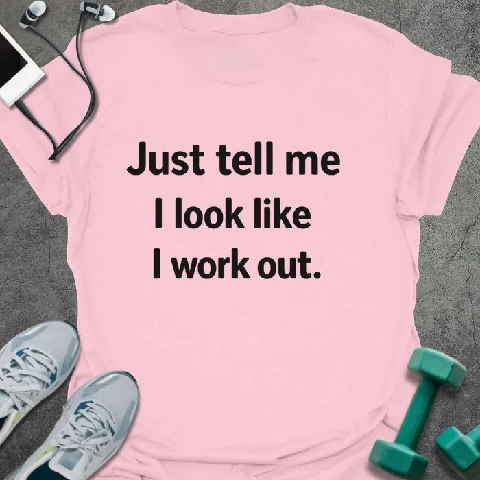 T-Shirt Light Pink / S Look Workout T-Shirt