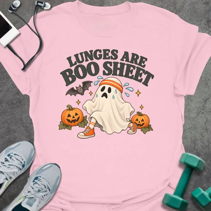 T-Shirt Light Pink / S Lunges Boo T-Shirt