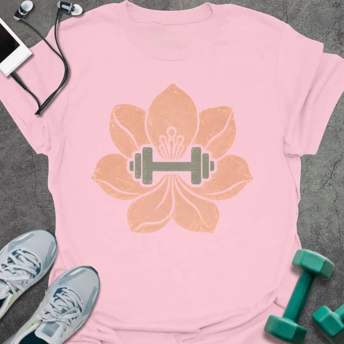 T-Shirt Light Pink / S Magnolia Dumbbell T-Shirt