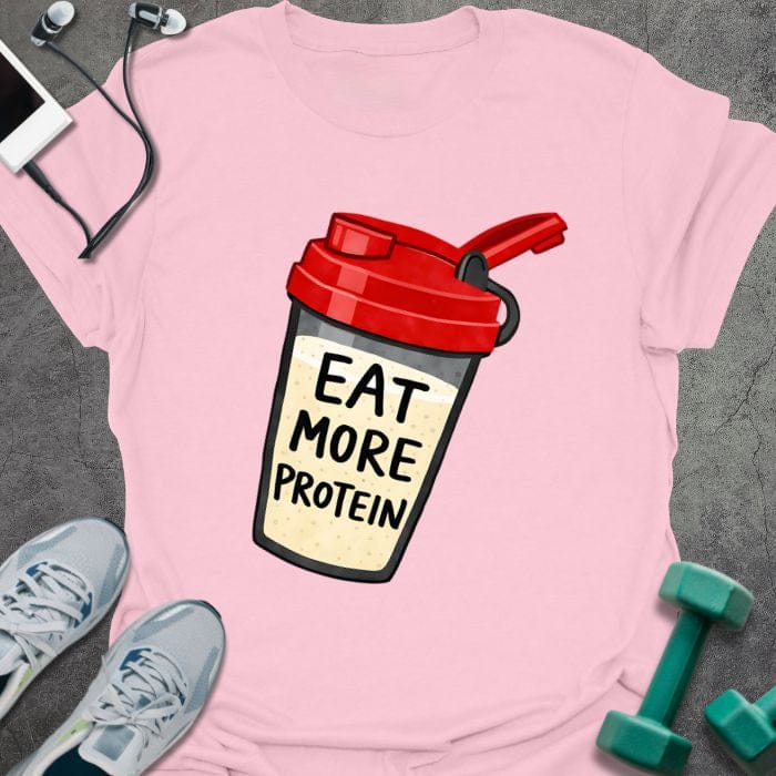 T-Shirt Light Pink / S More Protein T-Shirt