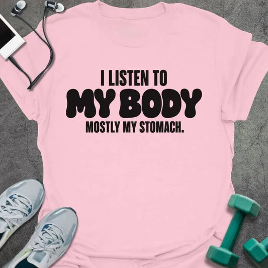 T-Shirt Light Pink / S Mostly Stomach T-Shirt