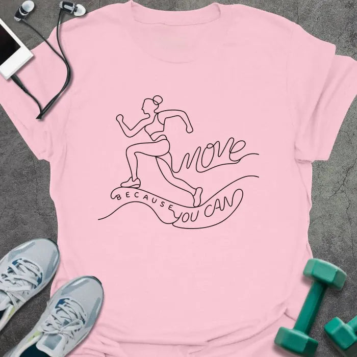 T-Shirt Light Pink / S Move Runner
