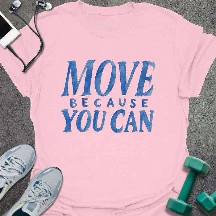 T-Shirt Light Pink / S Move Watercolor