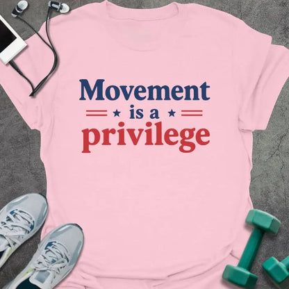 T-Shirt Light Pink / S Movement Privilege US T-Shirt