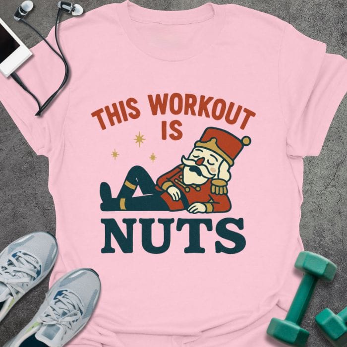 T-Shirt Light Pink / S Nut Workout T-Shirt