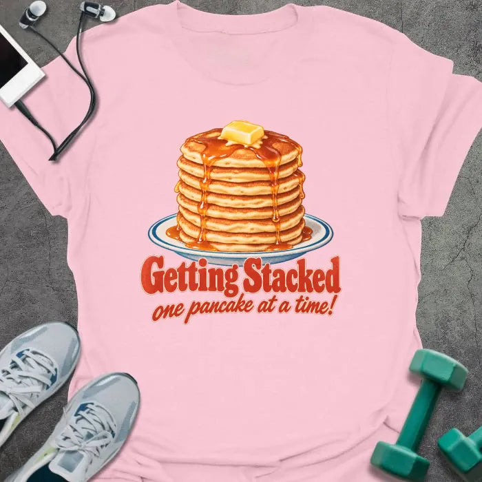 T-Shirt Light Pink / S Pancake Stacked T-Shirt