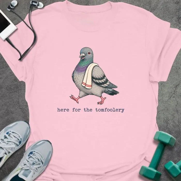 T-Shirt Light Pink / S Pigeon Tomfoolery T-Shirt
