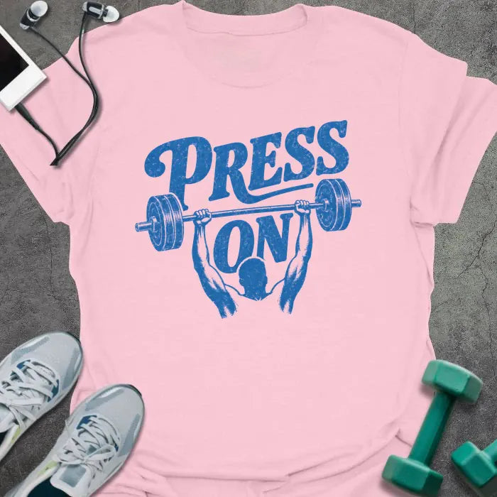 T-Shirt Light Pink / S Press On T-Shirt